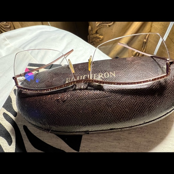 Boucheron brown Rhinestone Optical glasses - Picture 12 of 13